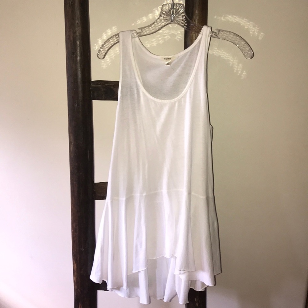 White Flowy Blouse/Top